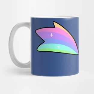 Golden Rainbow Shooting Star Mug